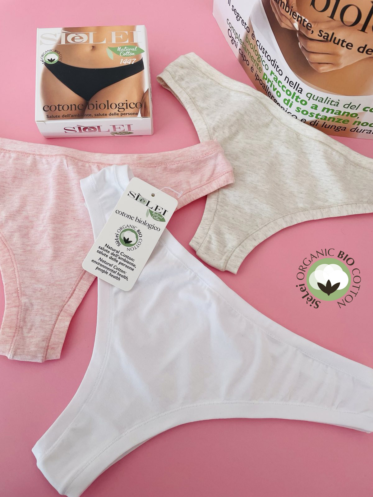 Бразилиана от органичен памук Sielei 1447 серия Natural Cotton