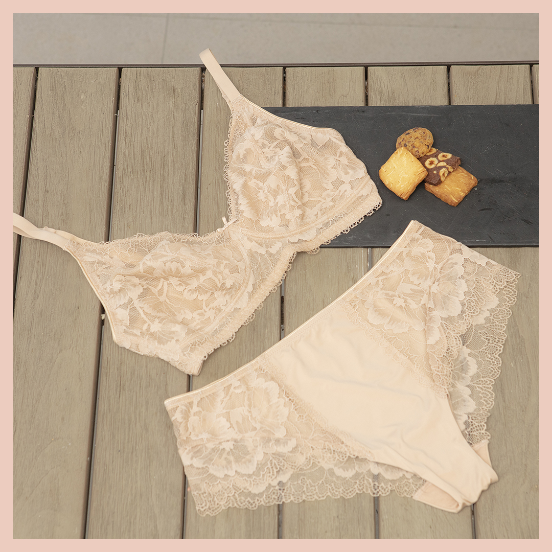 Дантелен сутиен без банел Lepel Belseno 700 серия Romance
