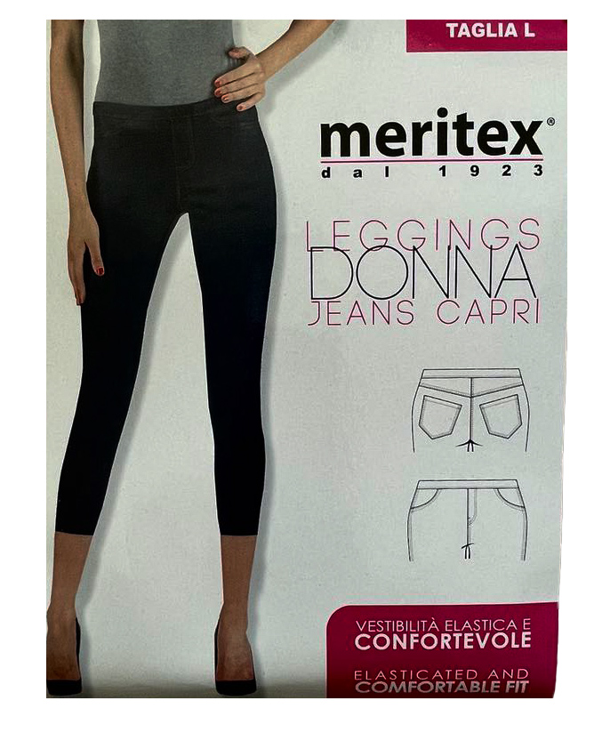 Дамски 7/8 клин имитиращ дънки Meritex 5711
