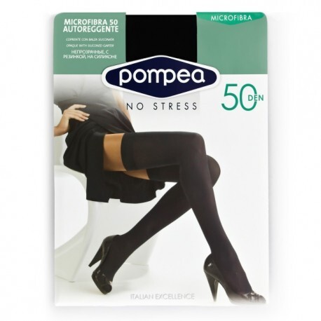 Плътни силиконови чорапи Pompea Microfibra 50 ДЕН