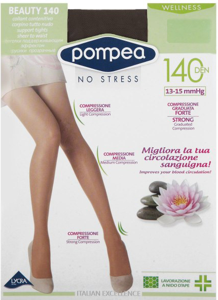 Стягащ чорапогащник Pompea 140 ДЕН серия Wellness