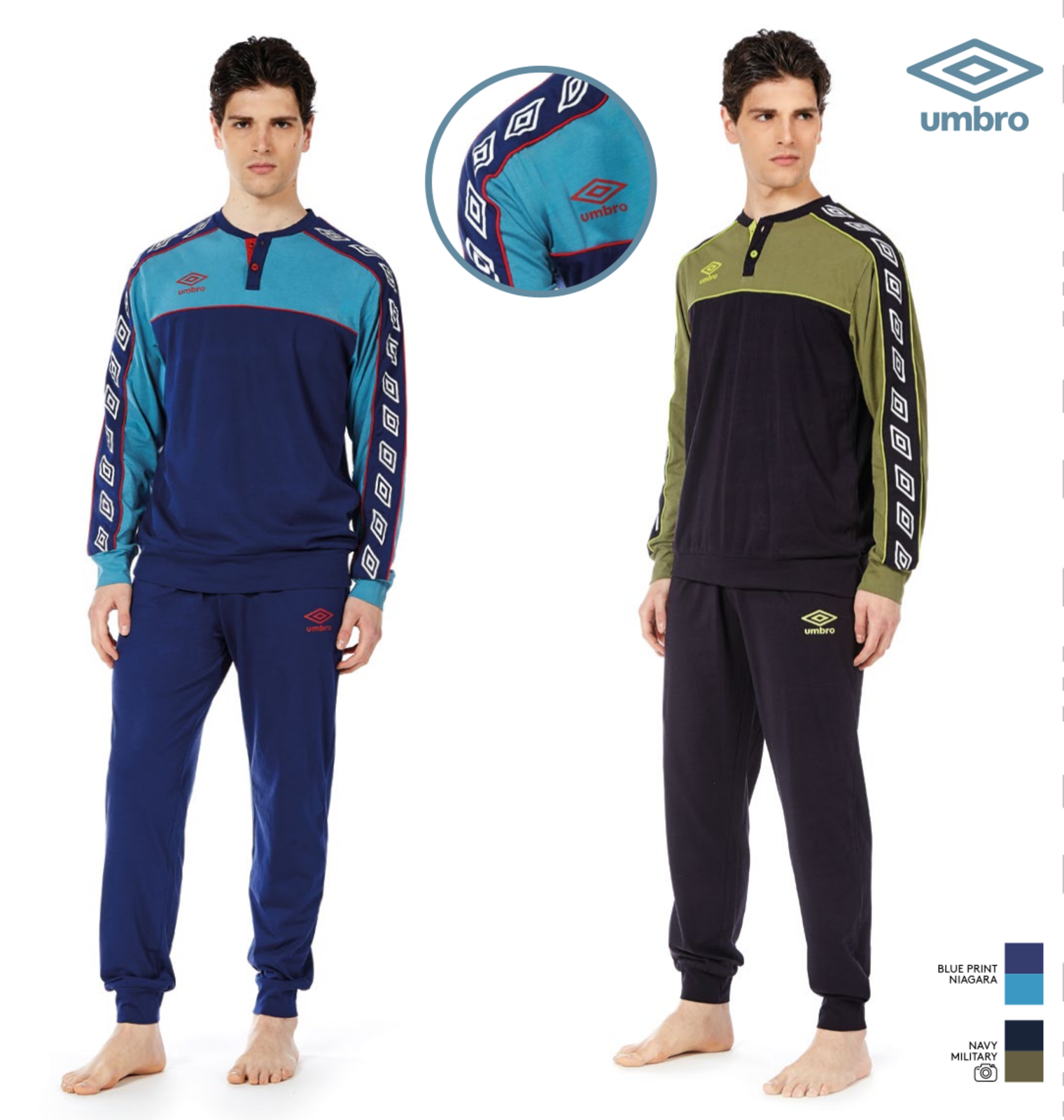 Mъжка пижама/ Домашно облекло от памук Umbro 10450