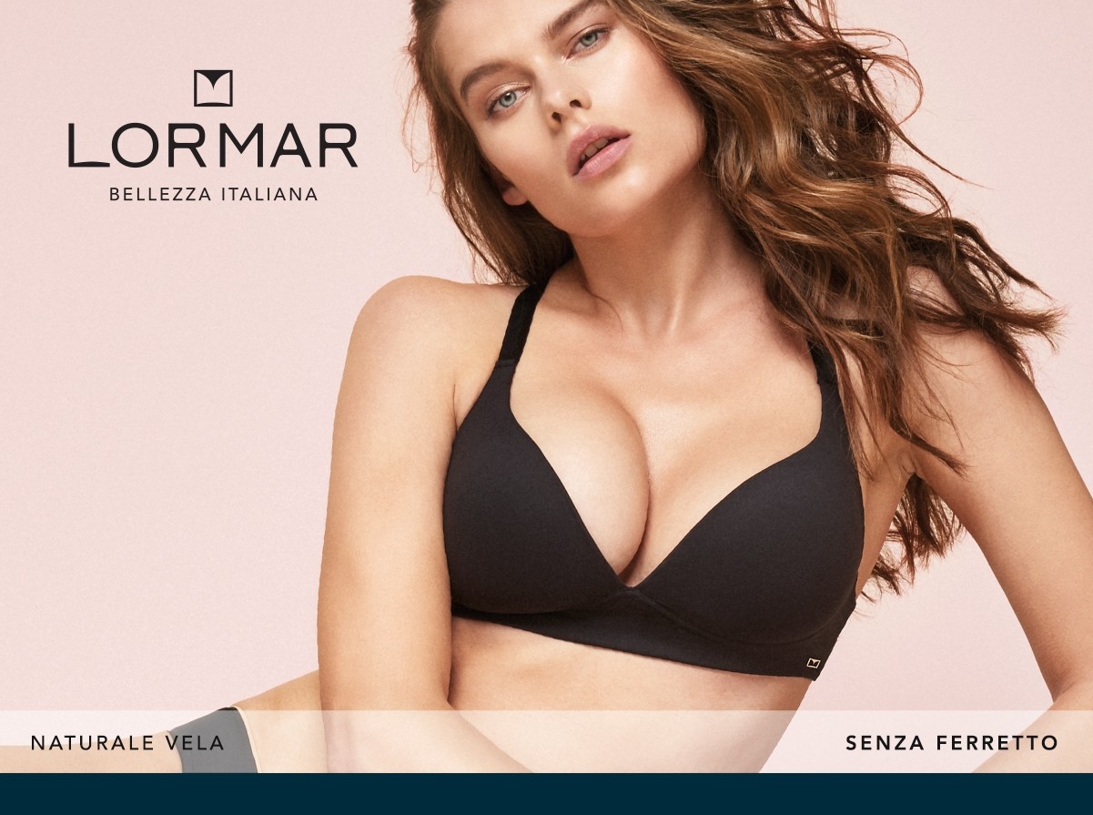 Сутиен без банел Lormar Vela серия Naturale