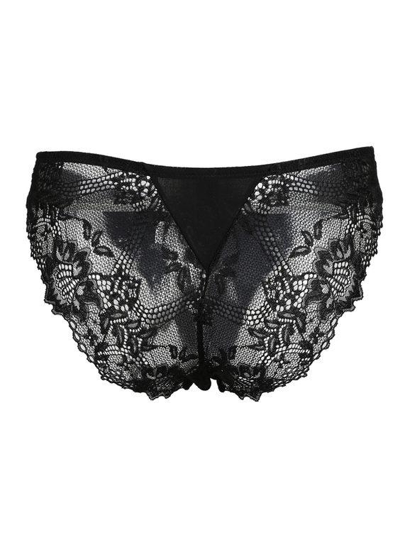 Бикини от микрофибър и дантела Infiore 1102