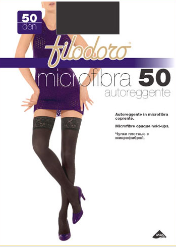 Силиконови чорапи микрофибър Filodoro Microfibra 50 ДЕН