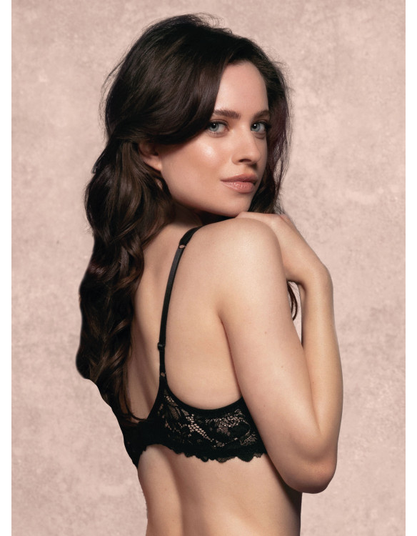 Дантелен сутиен с мека чашка Lormar Curvy колекция YOUR BODY