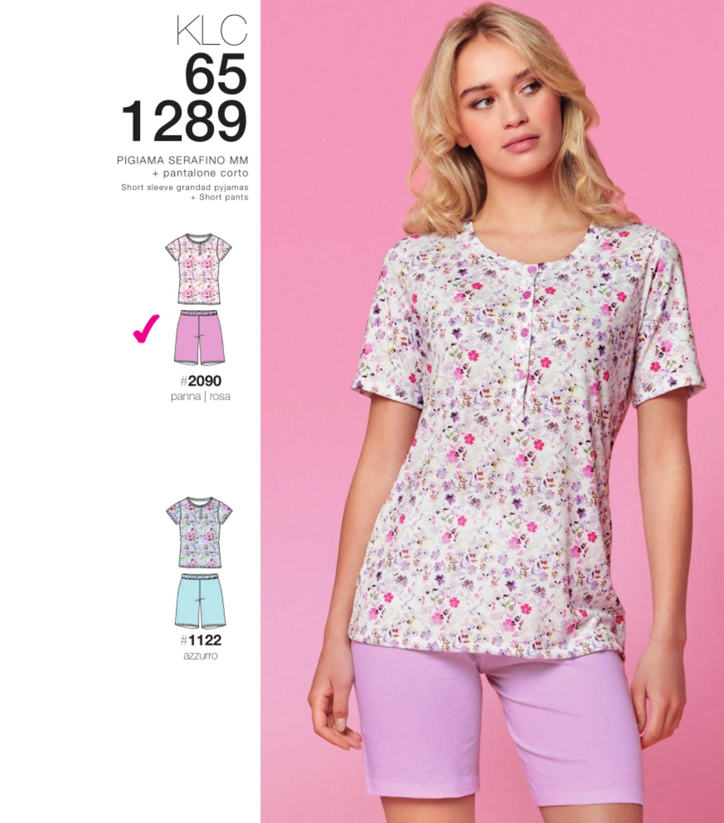 Лятна дамска пижама Infiore 651289