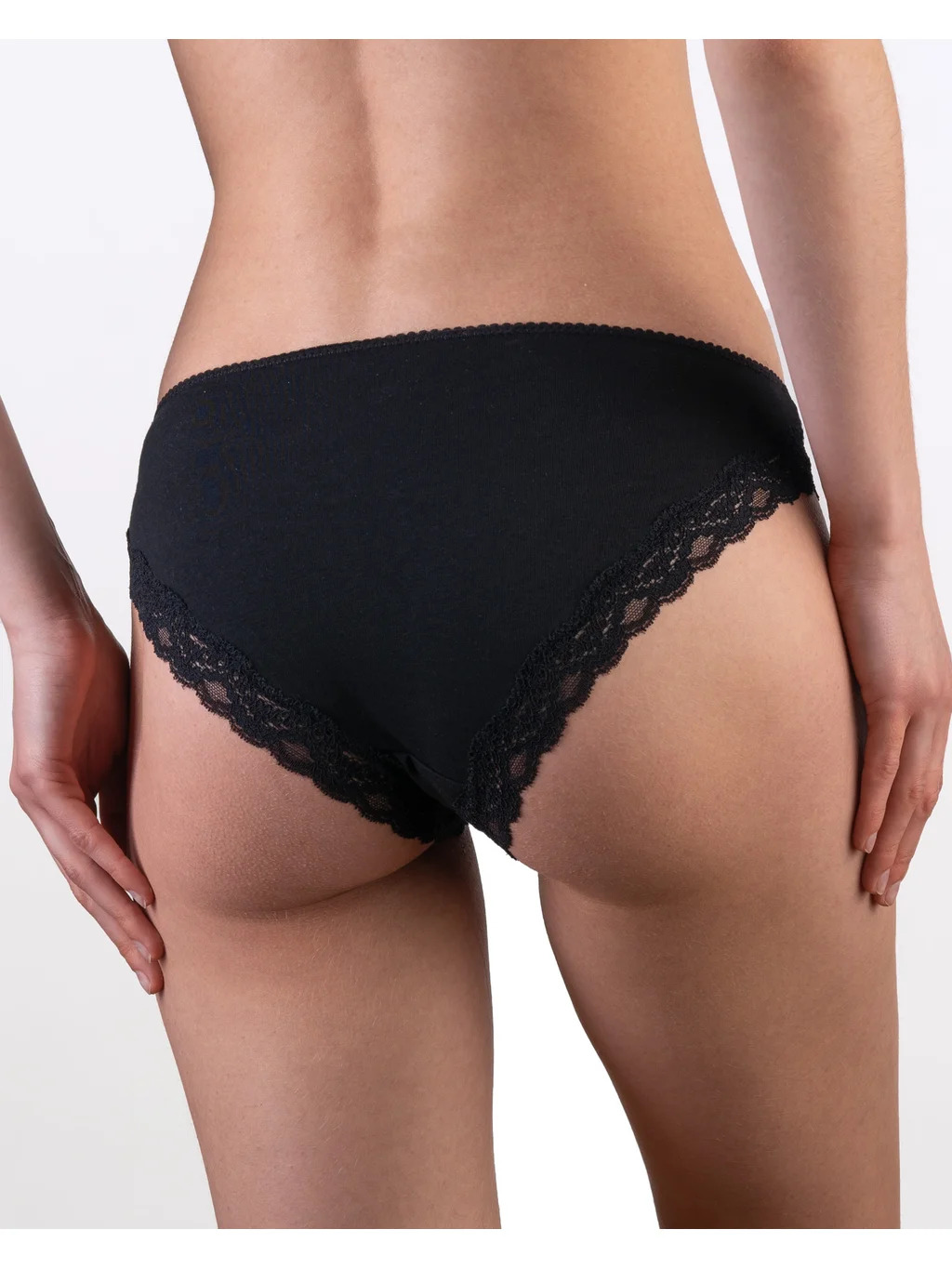 Памучни бикини Sielei 1265 серия I Perfetti с дантела